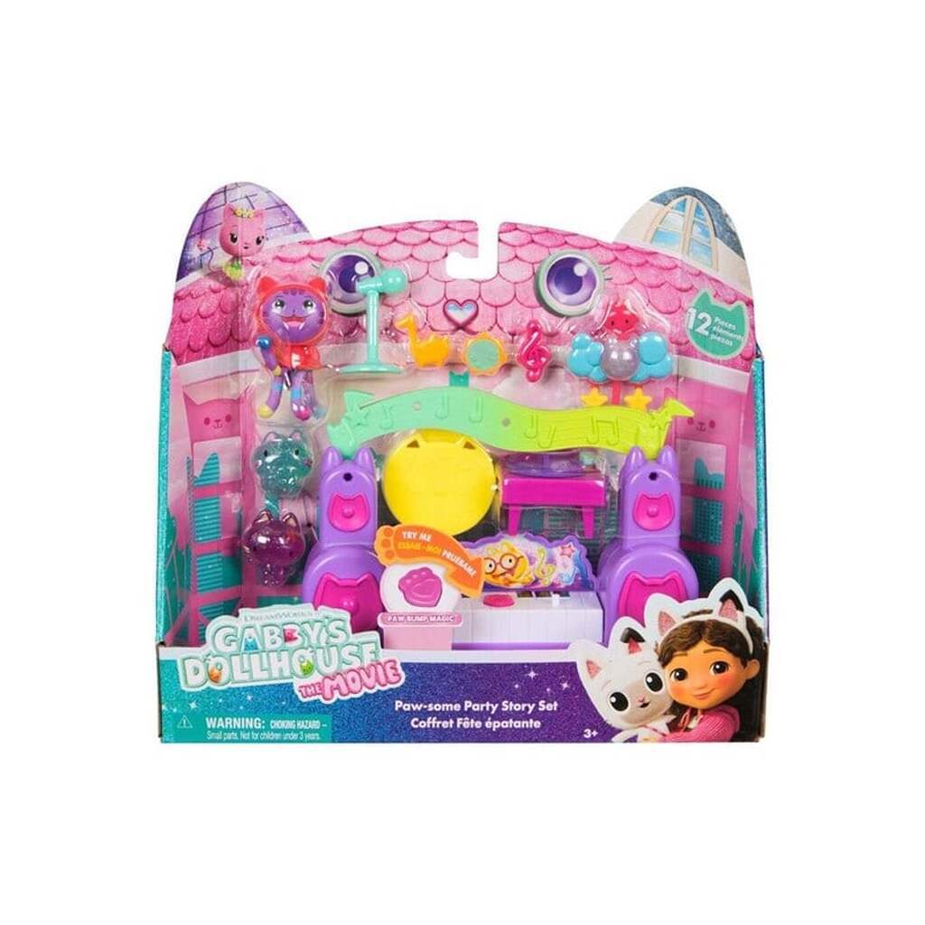 Gabby&apos;s Dollhouse Gabby&apos;s Movie Pawsome Party Room Story Set
