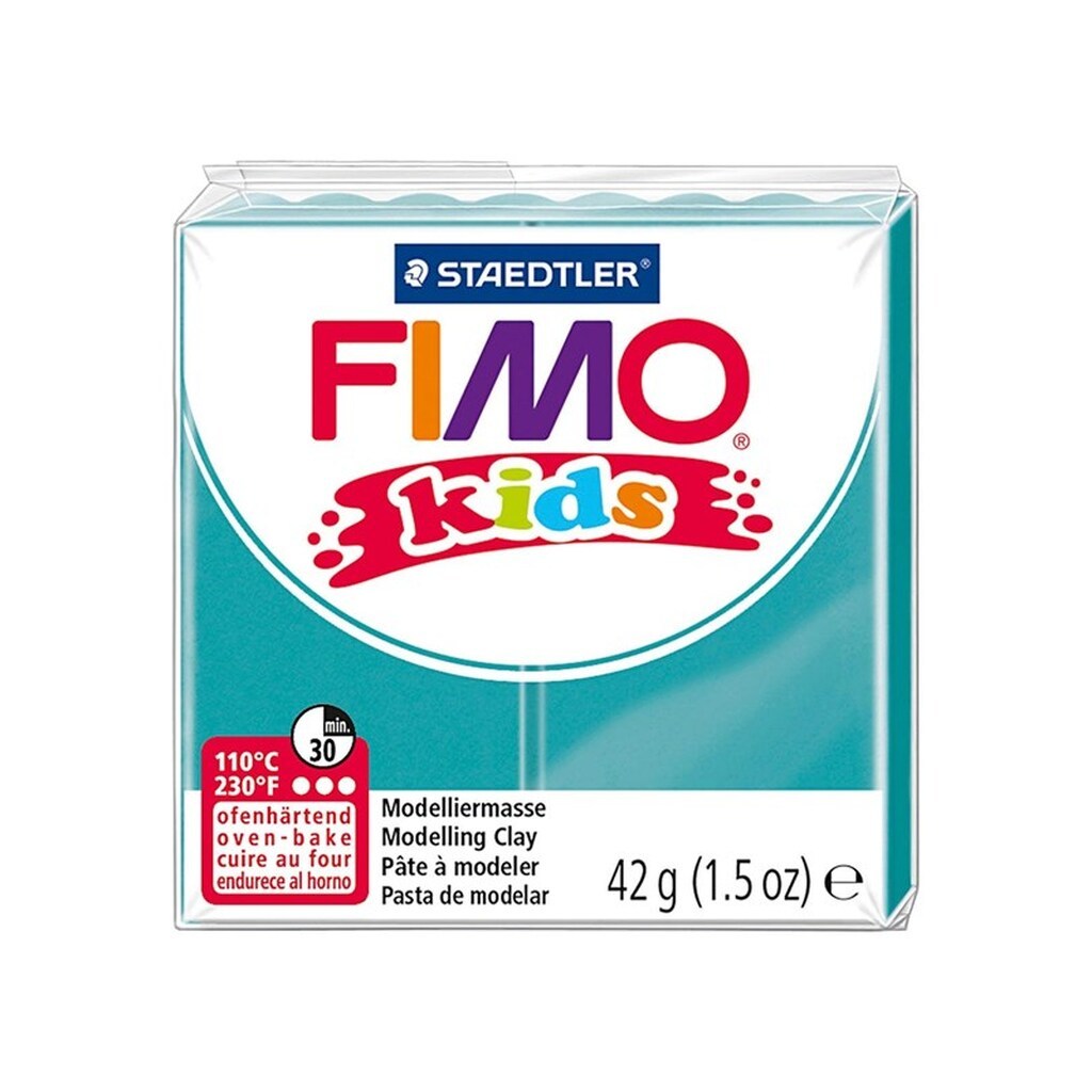 Fimo FIMO kids modeller 42 g. Turkis