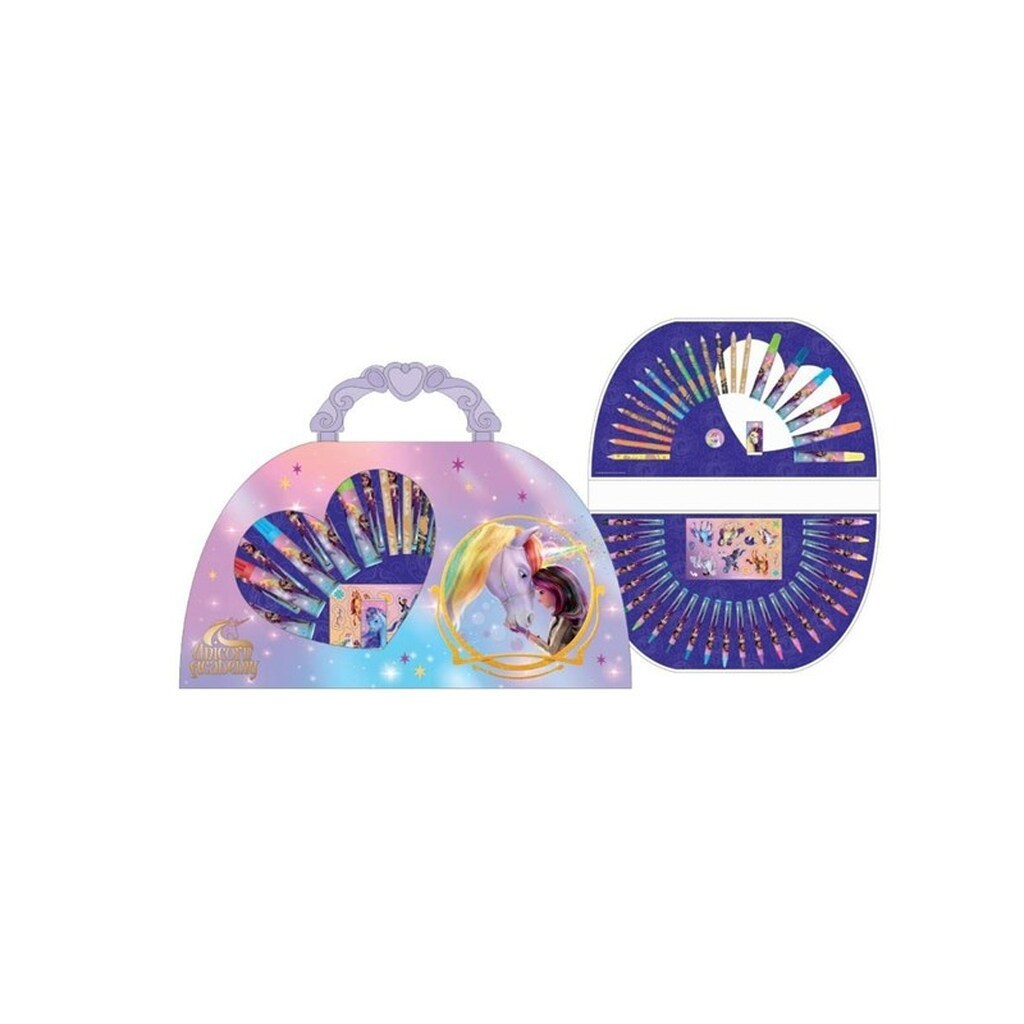 Undercover Unicorn Academy Coloring Case 51pcs