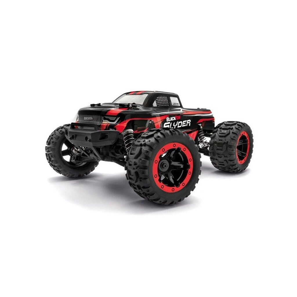 BLACKZON Slyder MT 1/16 4WD Electric Monster Truck - Red