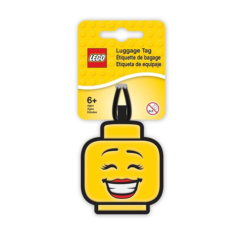 Euromic LEGO® ICONIC Luggage tag GIRL FACE