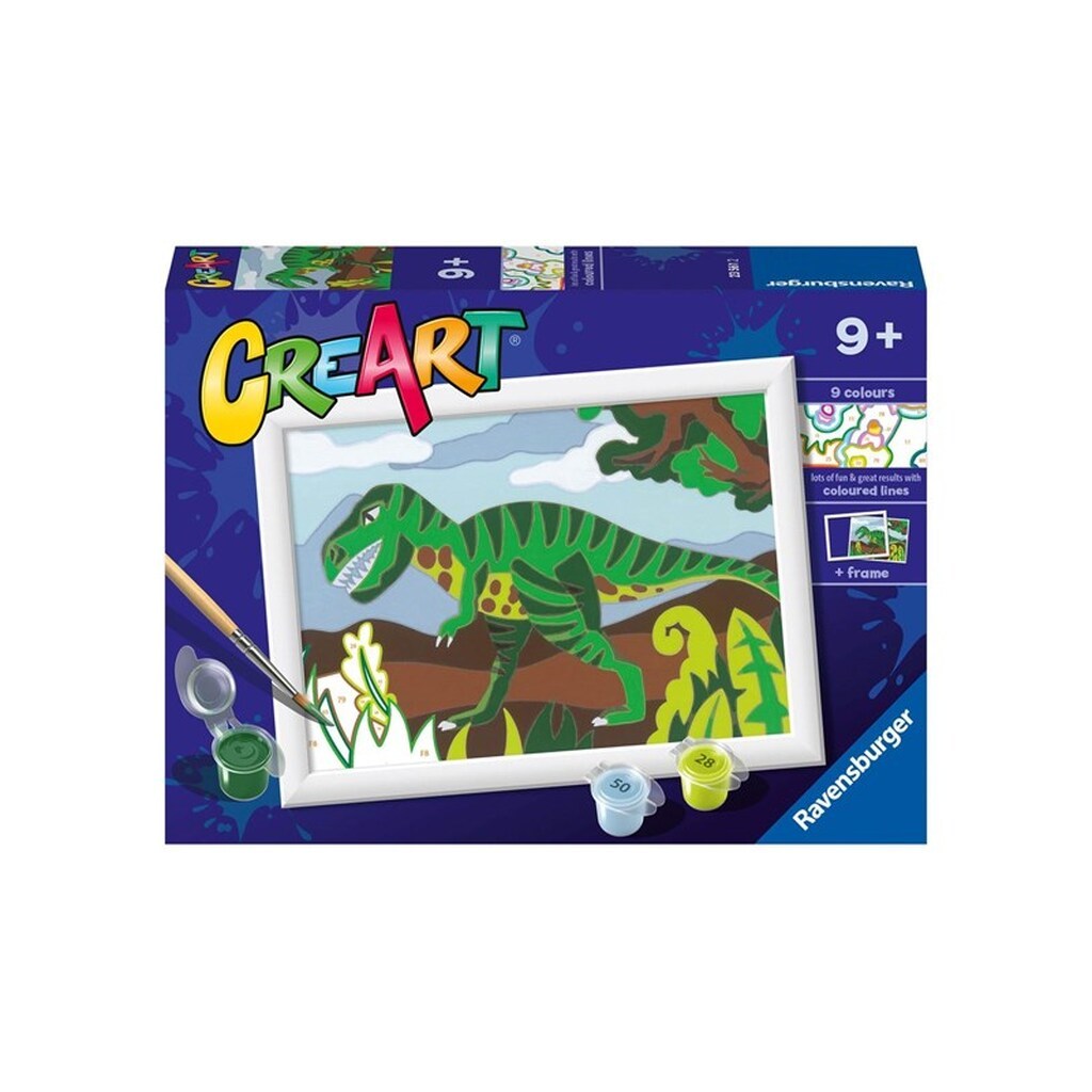 Ravensburger CreArt Painting by Numbers - Wandering Dinosaur