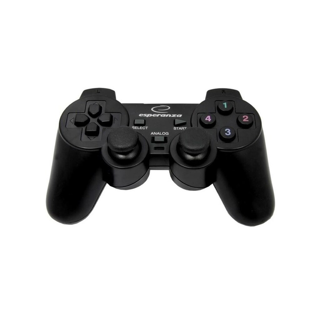 Esperanza EG106 GamePad PS2/PS3/PC USB Corsair Black - Wired Controller - PC
