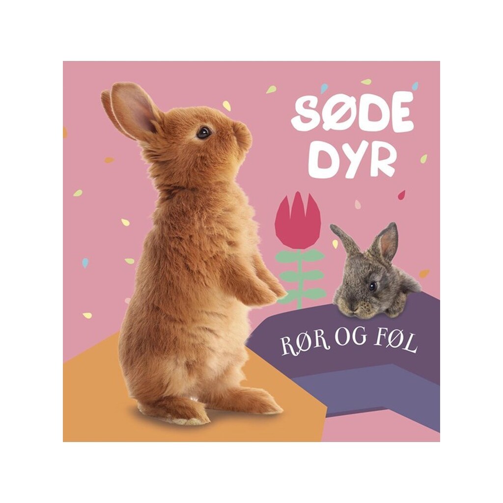 Rør og føl: Søde dyr - Børnebog - Hardcover
