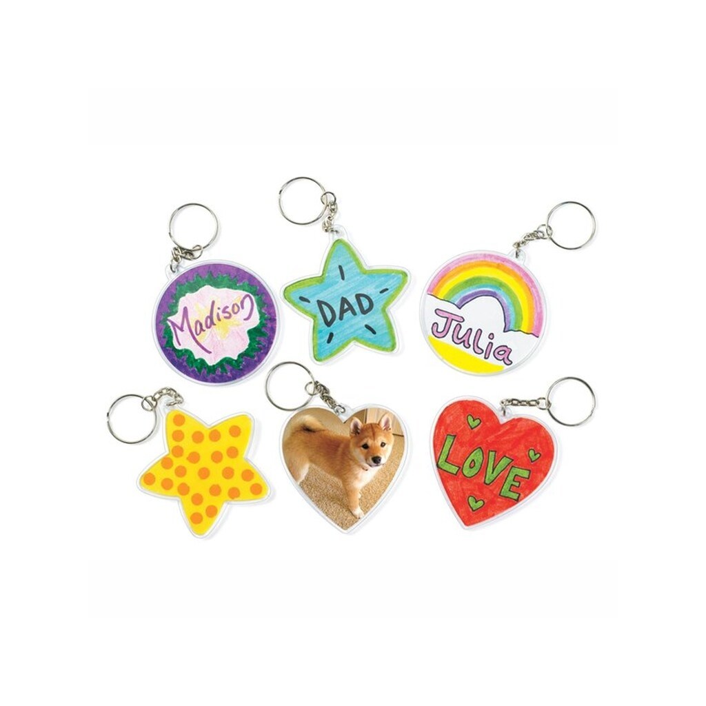 Colorations - Make Your Own Keychain Set of 12