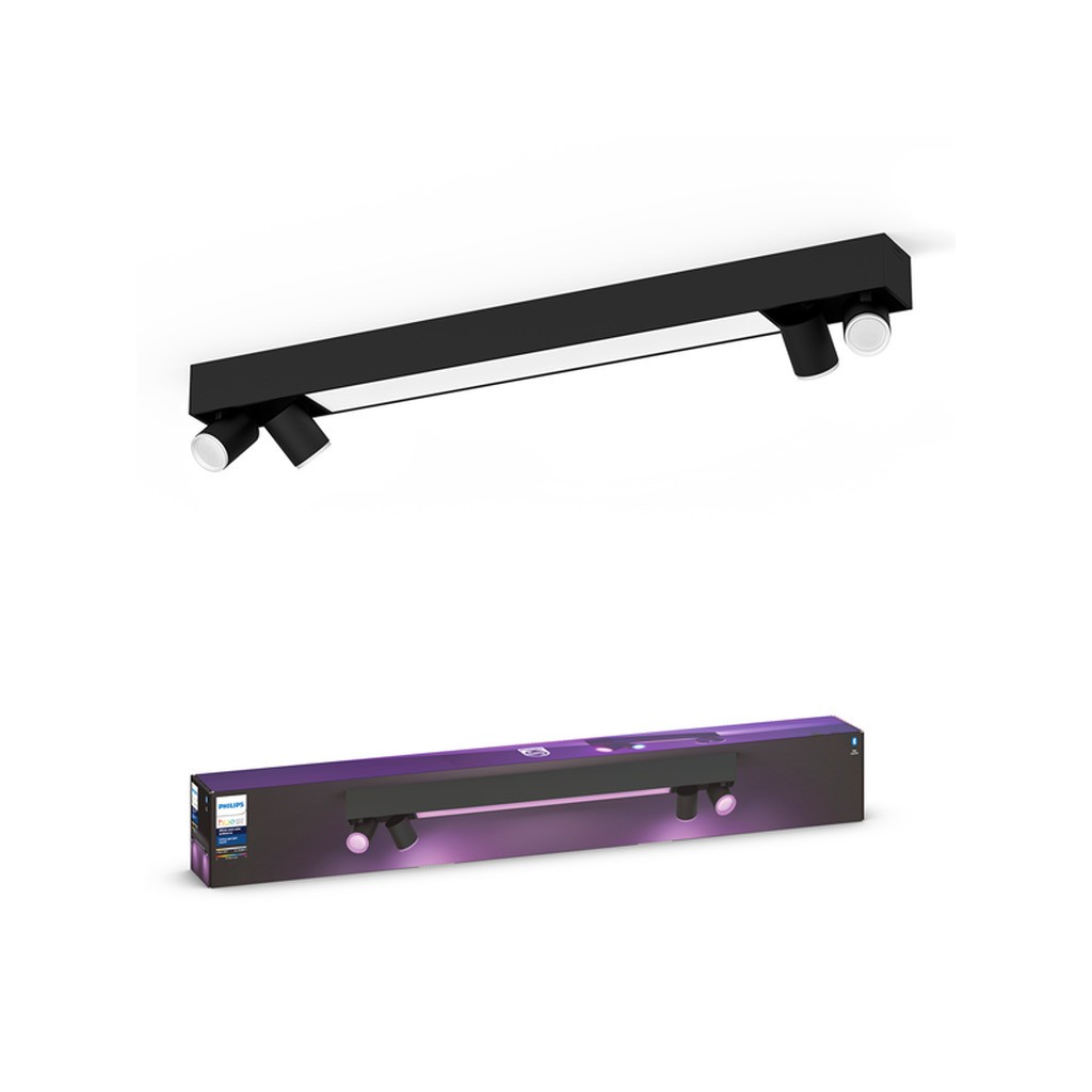 Philips Hue Centris 4x5.7W Spots - Sort