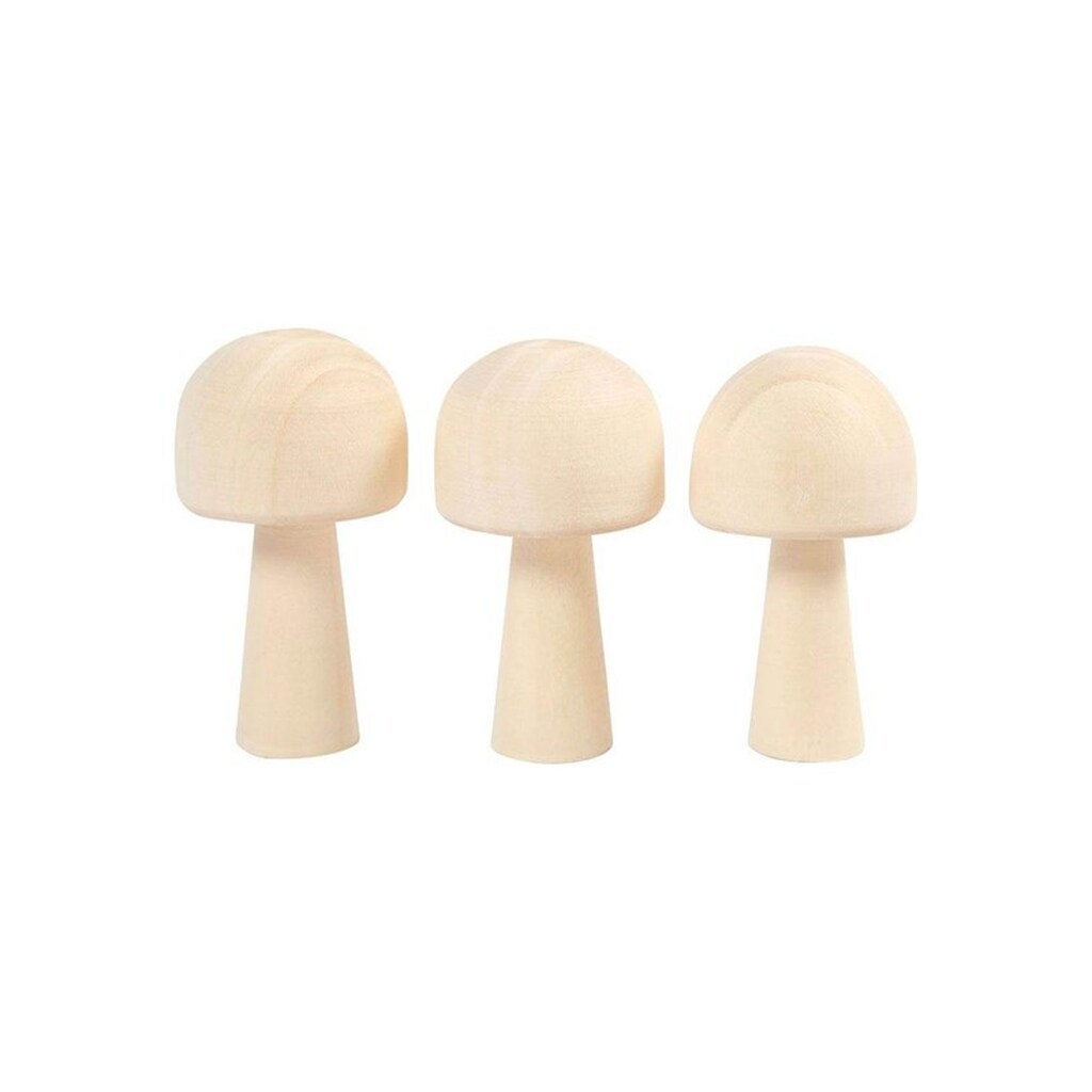 Creativ Company Wooden Mushroom 3 pcs.
