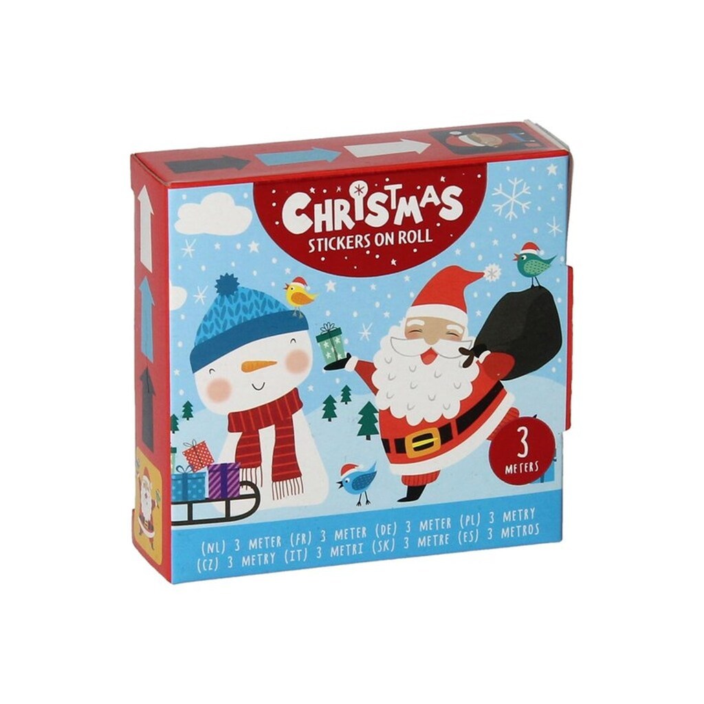 Wins Holland Christmas stickers on a roll 3 meters