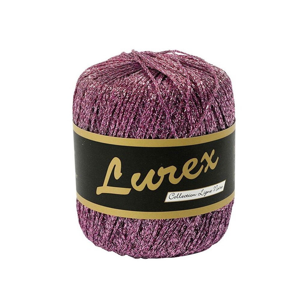 Creativ Company Lurex Glitter Yarn Purple 160m