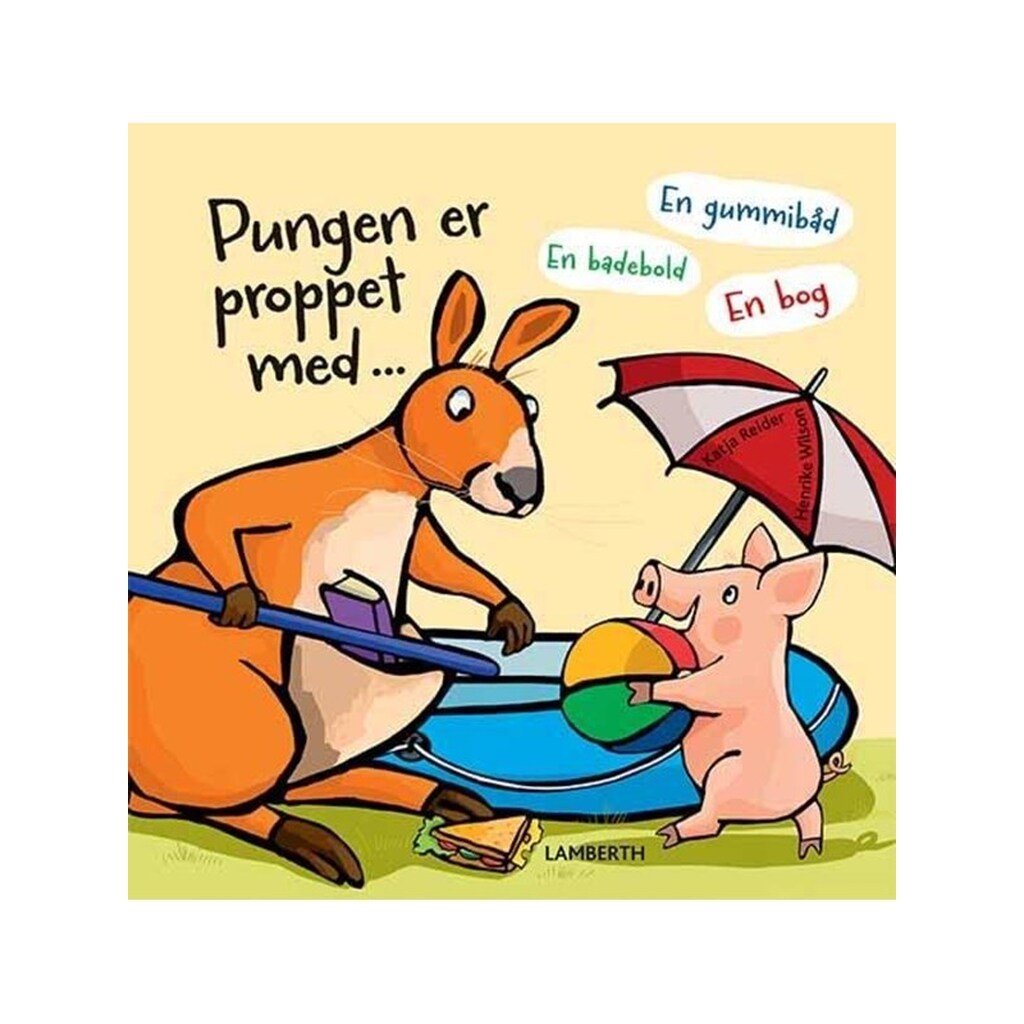 Pungen er proppet med ... - Børnebog - Hardcover