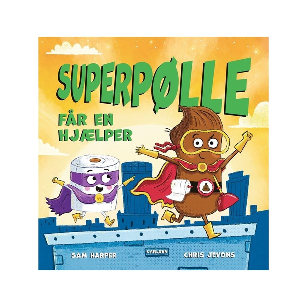 Superpølle får en hjælper - Børnebog - Hardcover