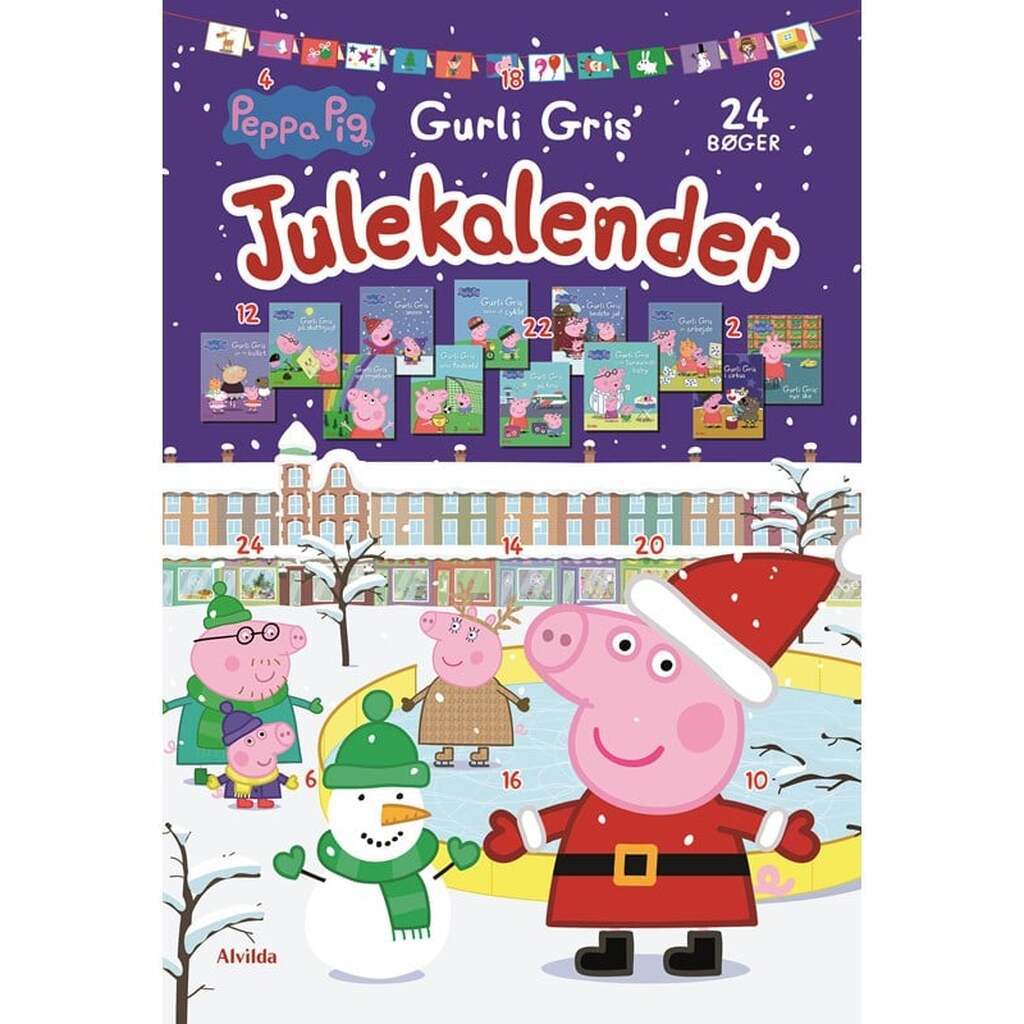 Forlaget Alvilda Gurli Gris - Julekalender 2025