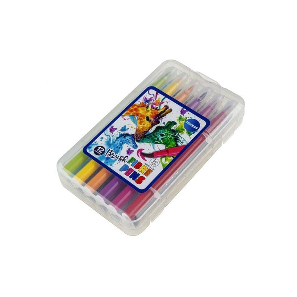 CENTRUM Brushpenne - 12 tusser i plastboks.