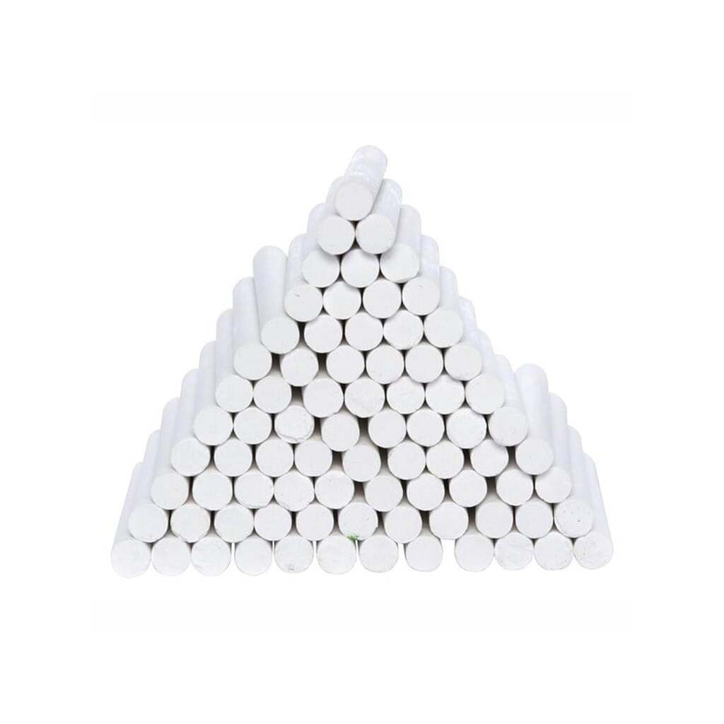 Colorations - White Dustless Chalk 100pcs.
