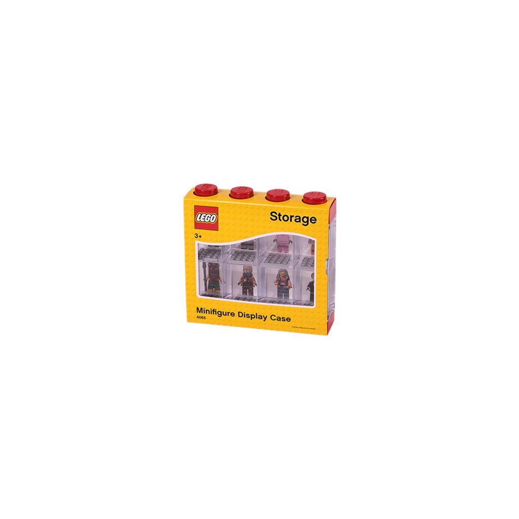 LEGO Minifigure Display 8, rød