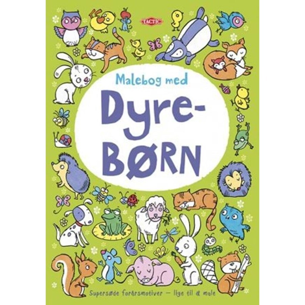 Tactic Malebog med dyrebørn