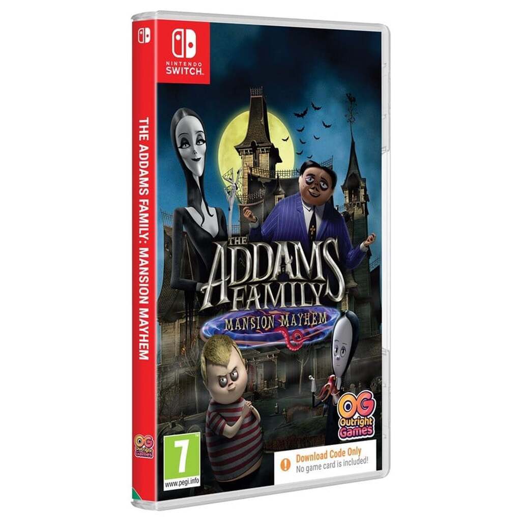 The Addams's Family: Mansion Mayhem (Code in a Box) - Nintendo Switch - Action