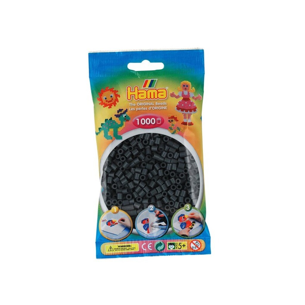 Hama Ironing beads-dark grey (071) 1000pcs.