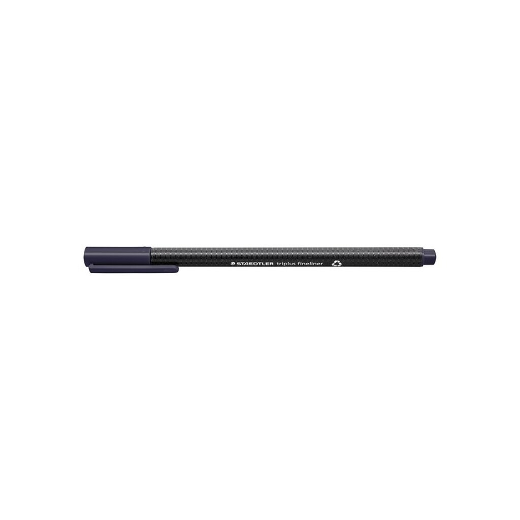 Staedtler TRIPLUS FINELINER rPP, 10 stk INDIGO BLÅ