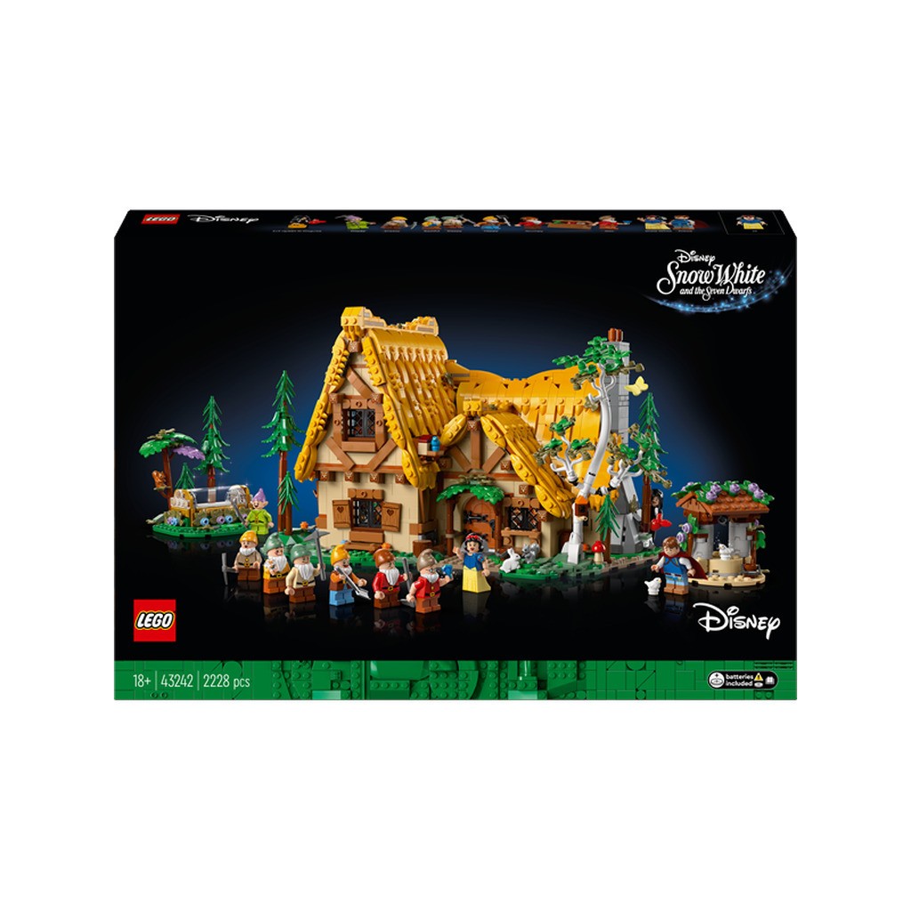 LEGO Disney 43242 Snehvide og de syv små dværges hytte