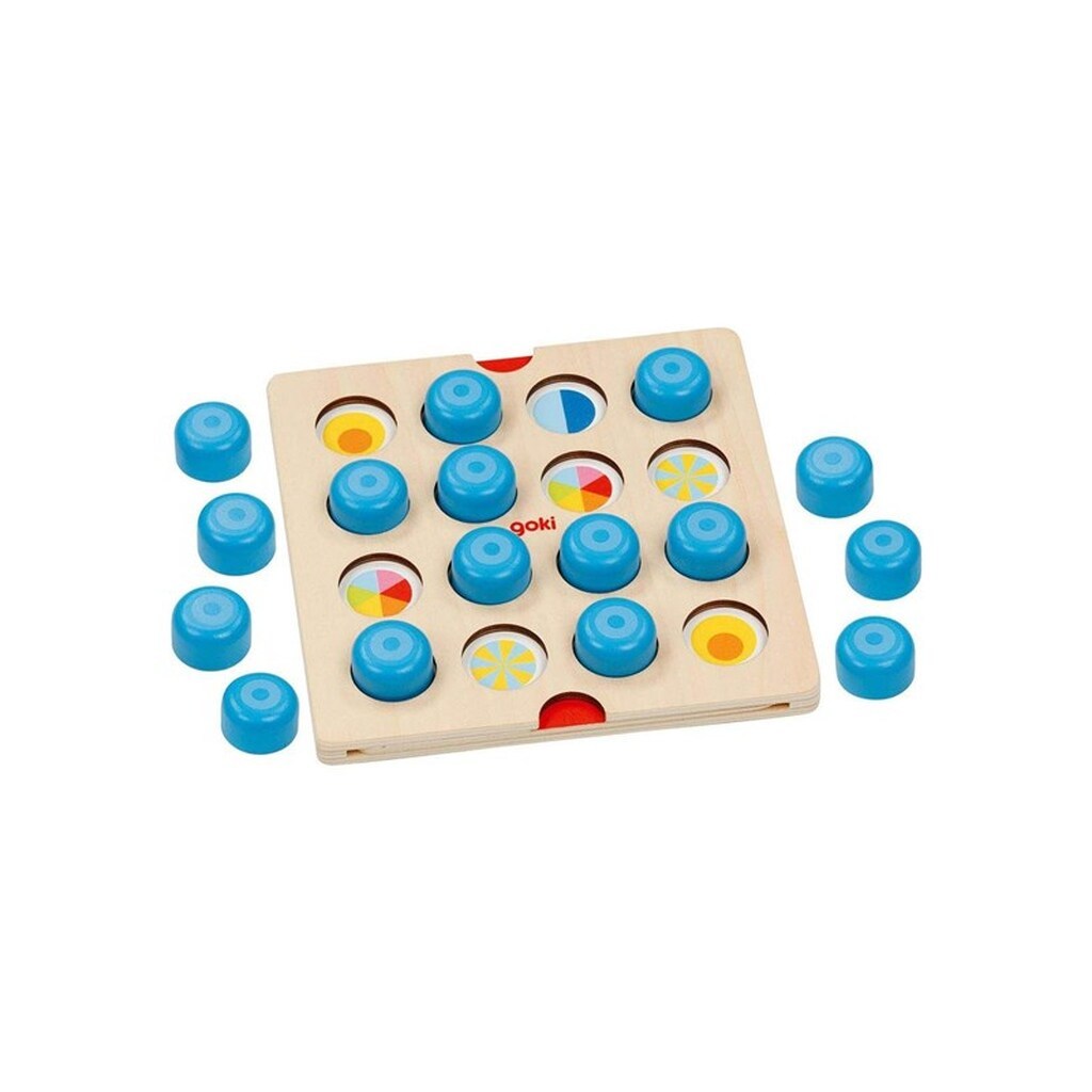 Goki Wooden Memo Game Animals and Symbols 20 pcs.