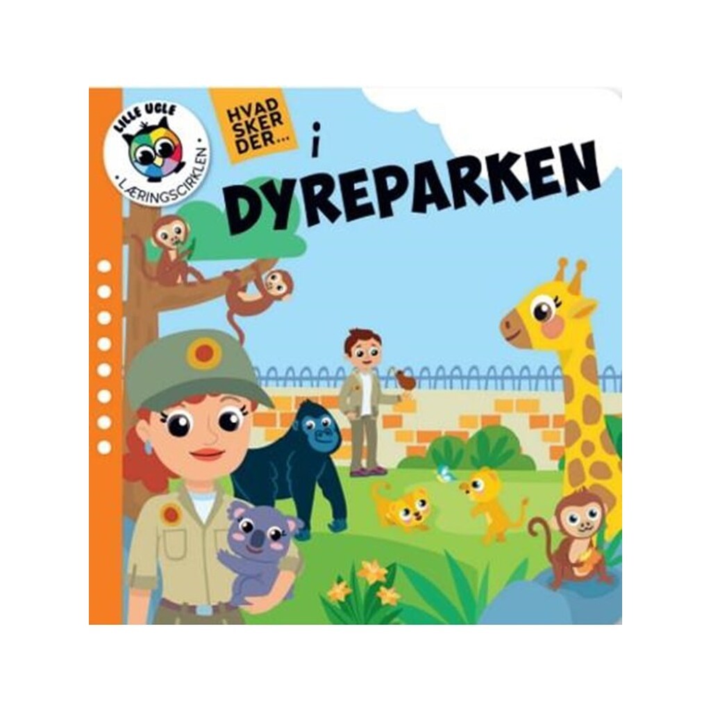 Hvad sker der i dyreparken - Børnebog - Board books