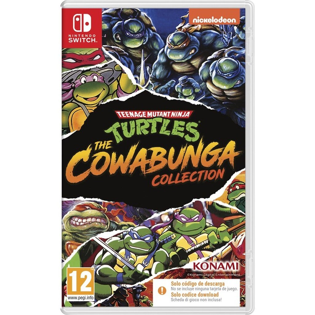 Teenage Mutant Ninja Turtles: The Cowabunga Collection (Code in a Box) - Nintendo Switch - Kamp