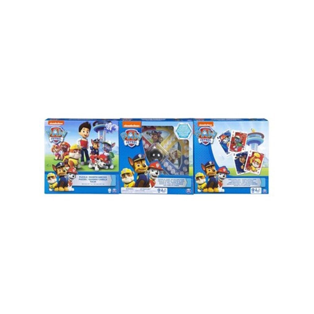 SM Games &amp; Puzzles PAW Patrol 3-Pak Spil