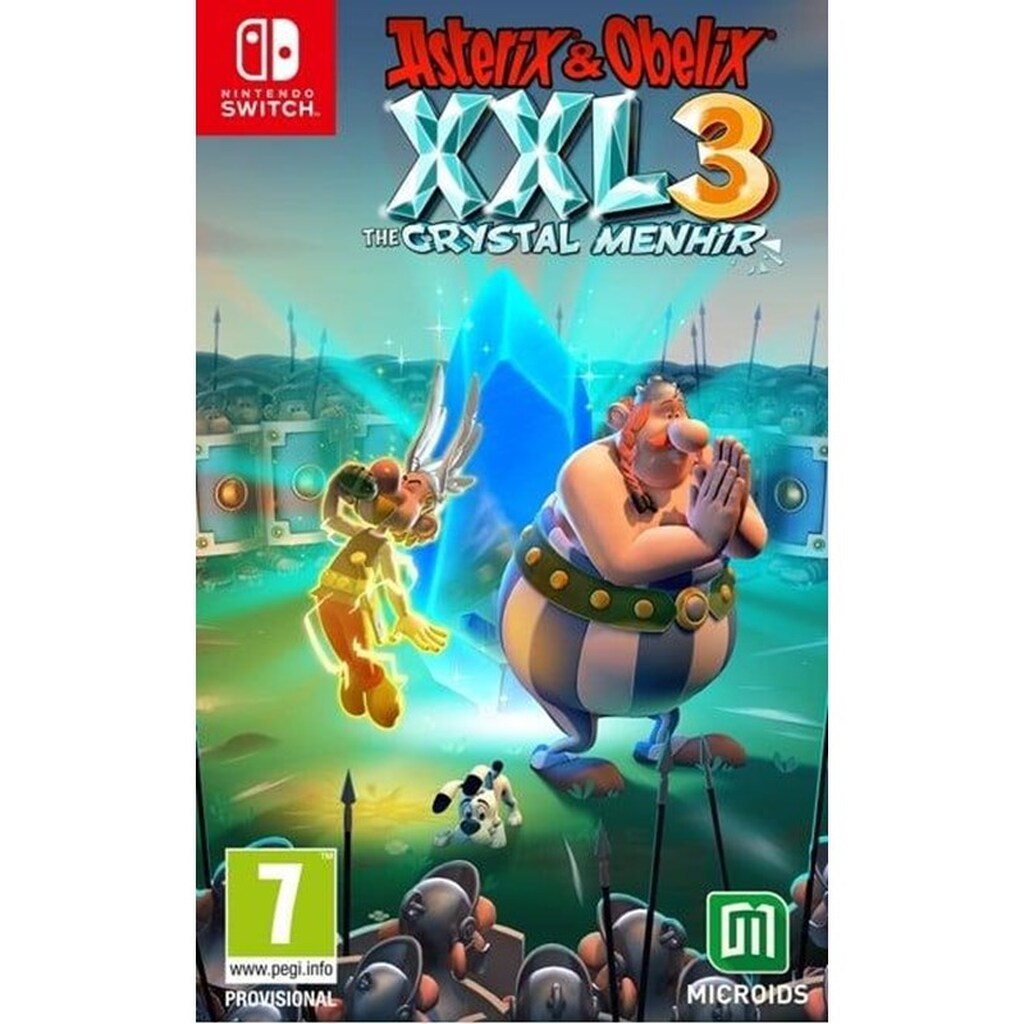 Asterix &amp; Obelix XXL 3: The Crystal Menhir (Code in a Box) - Nintendo Switch - Platformer