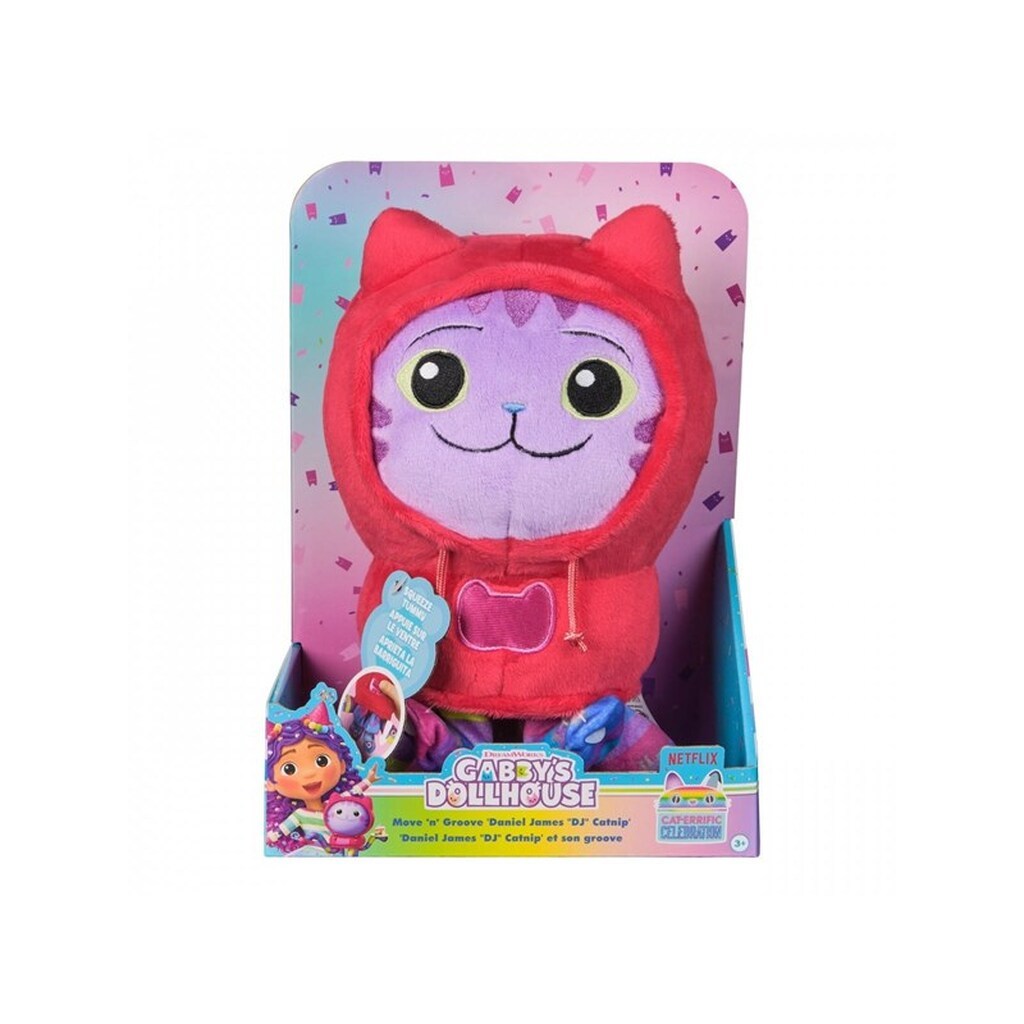 Gabby&apos;s Dollhouse Deluxe Plys DJ Katteurt 25cm