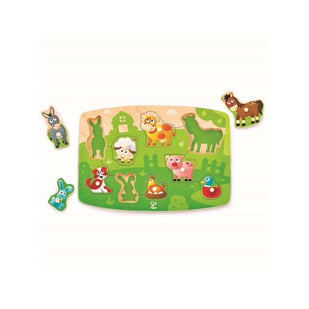 Hape Farmyard Peg Puzzle