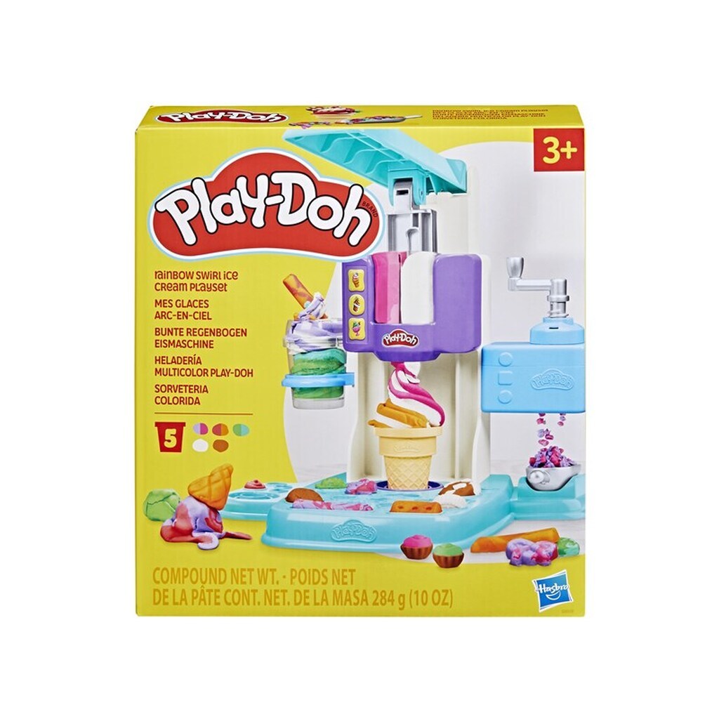 Play-Doh Rainbow Swirl Ice Cream Playset