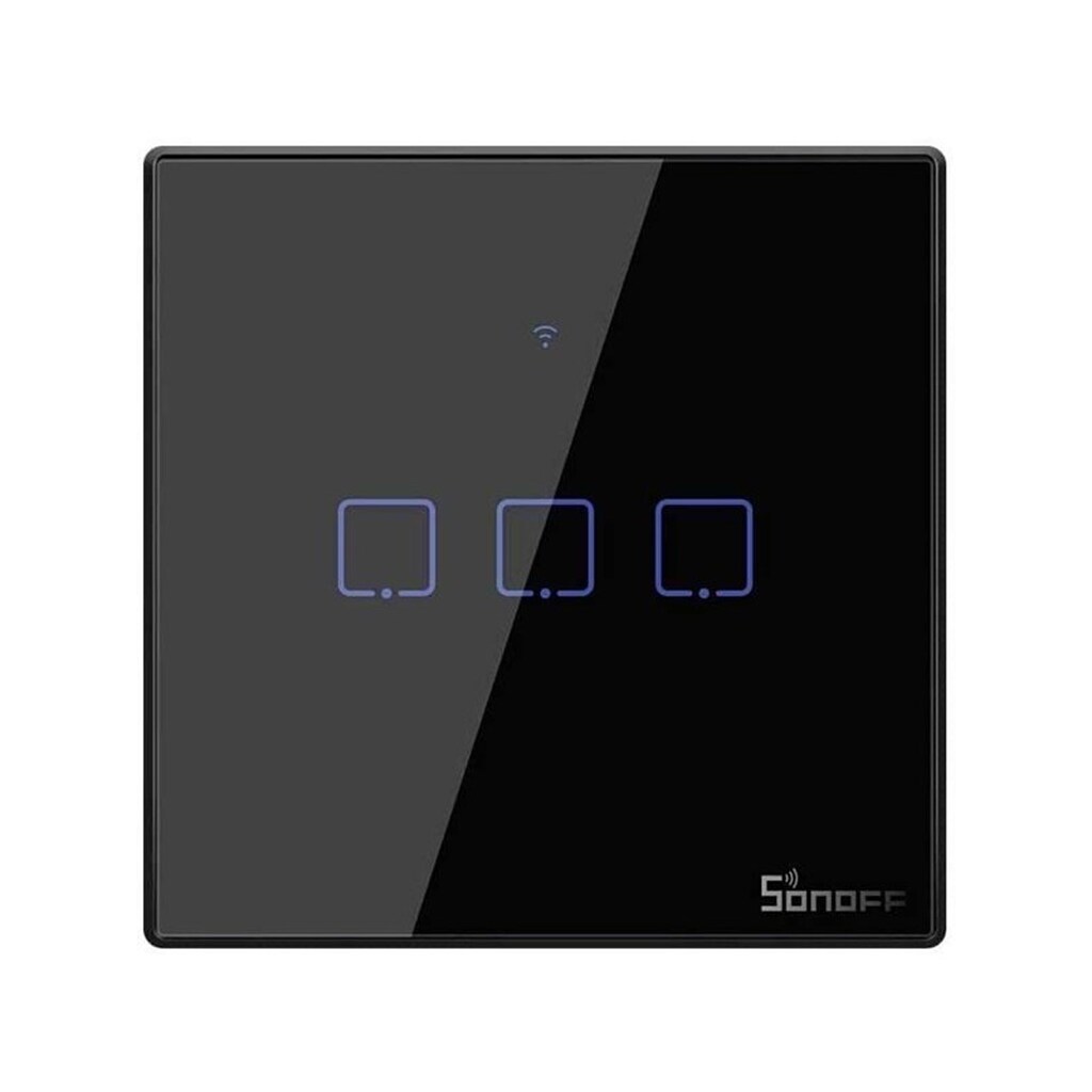Sonoff WiFi Smart Wall Switch T3EU3C-TX Black
