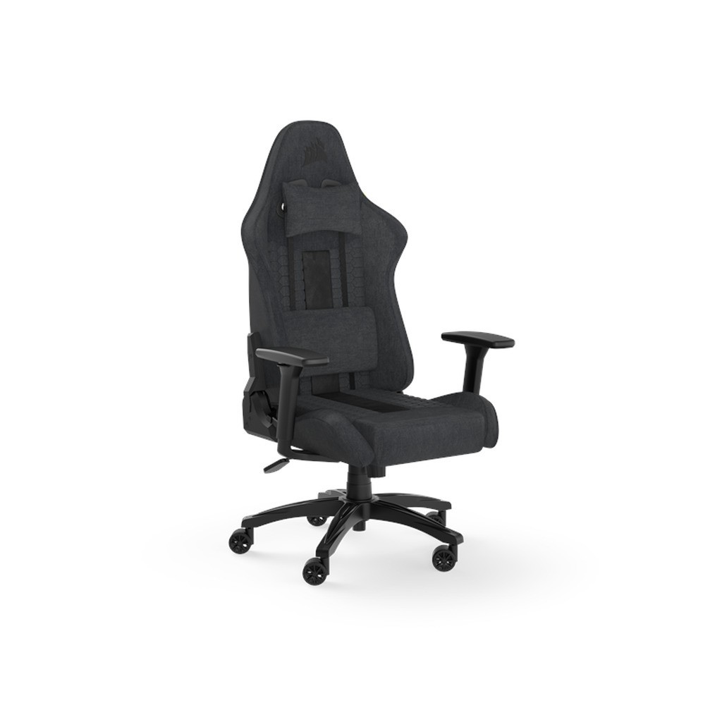 Corsair TC100 Relaxed Fabric Gamer Stol - Grå - Stof - Op til 120 kg