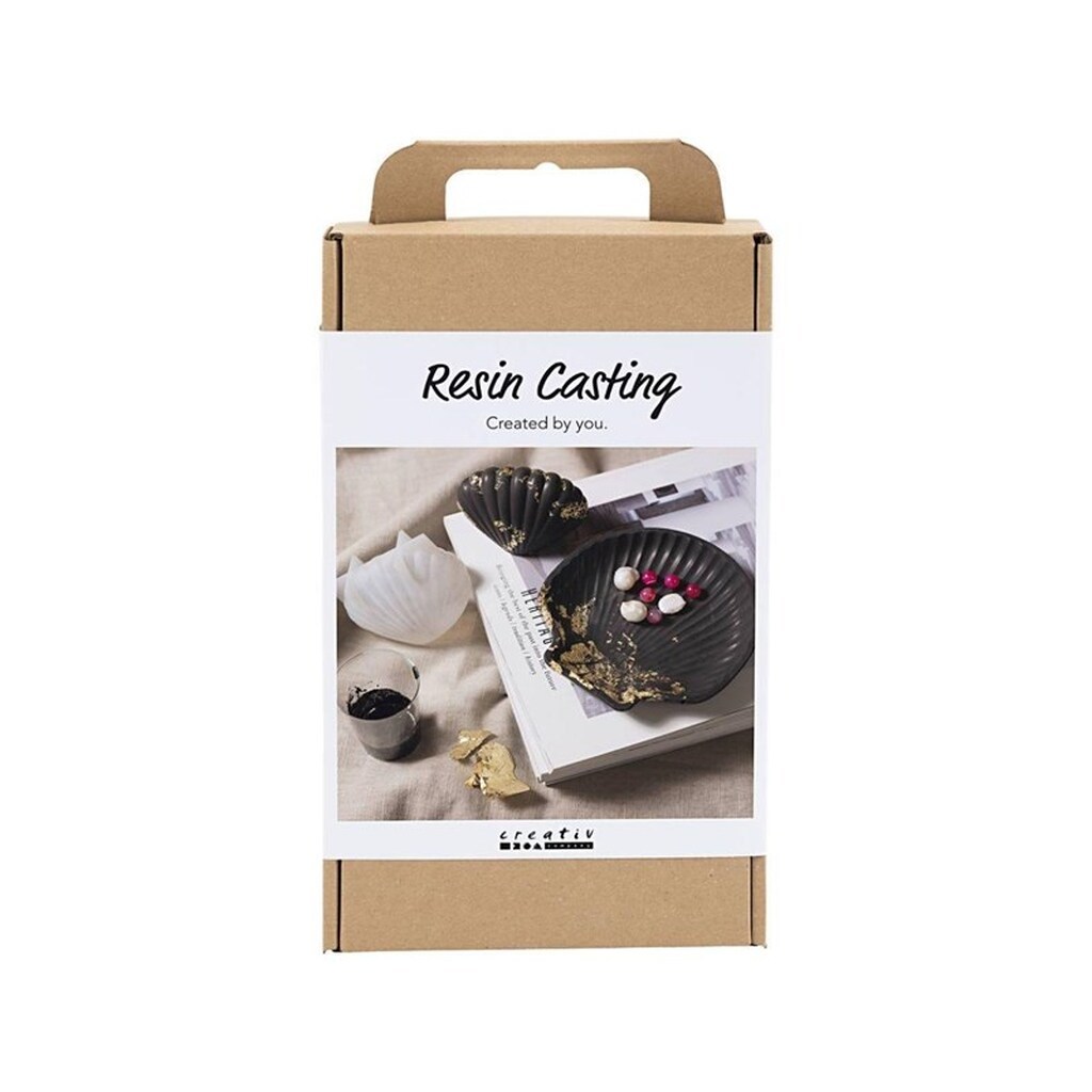 Creativ Company Craft Kit Resin Casting Mussel - Black/Gold