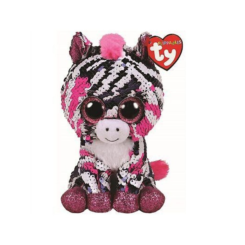 Ty Beanie Boos - Flippables Zoey Zebra