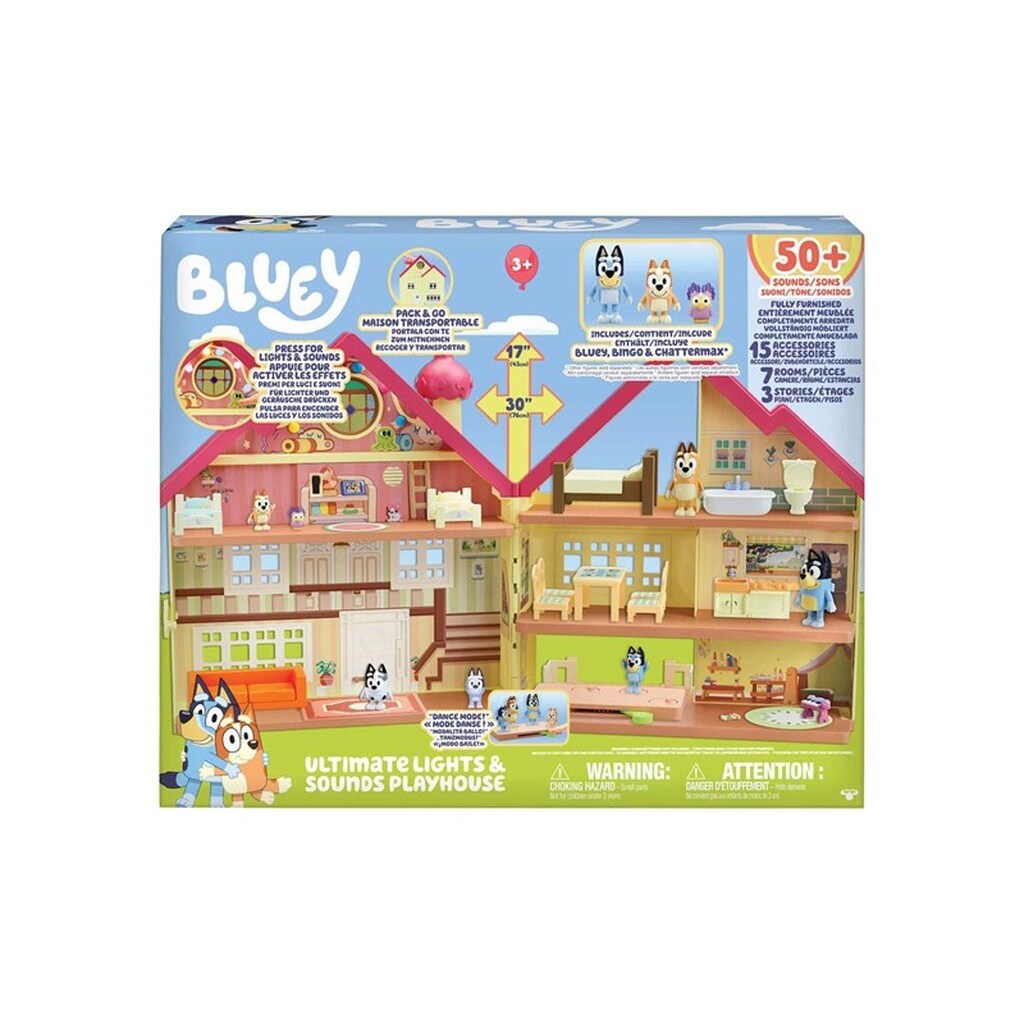 Moose Toys - Bluey Ultimate Playhouse with Light and Sound