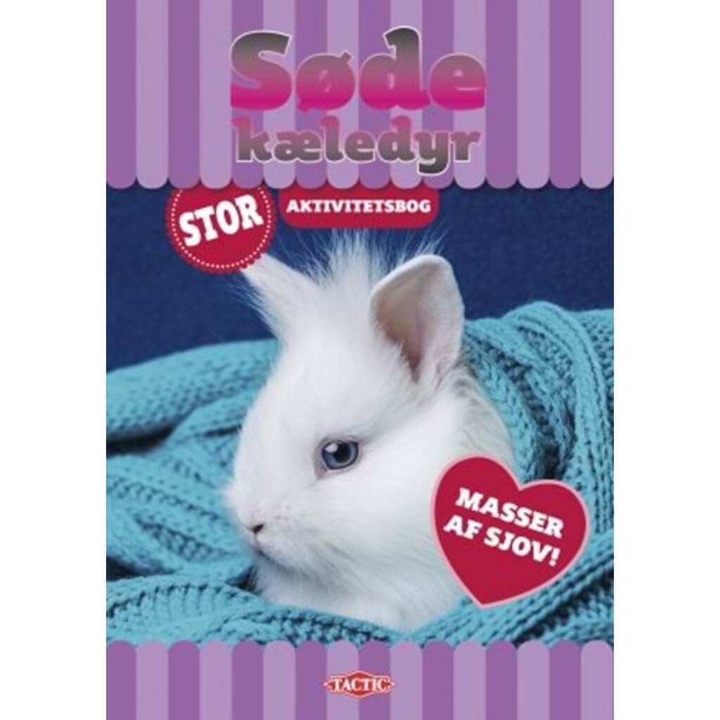 Tactic Søde kæledyr stor aktivitetsbog (96s)