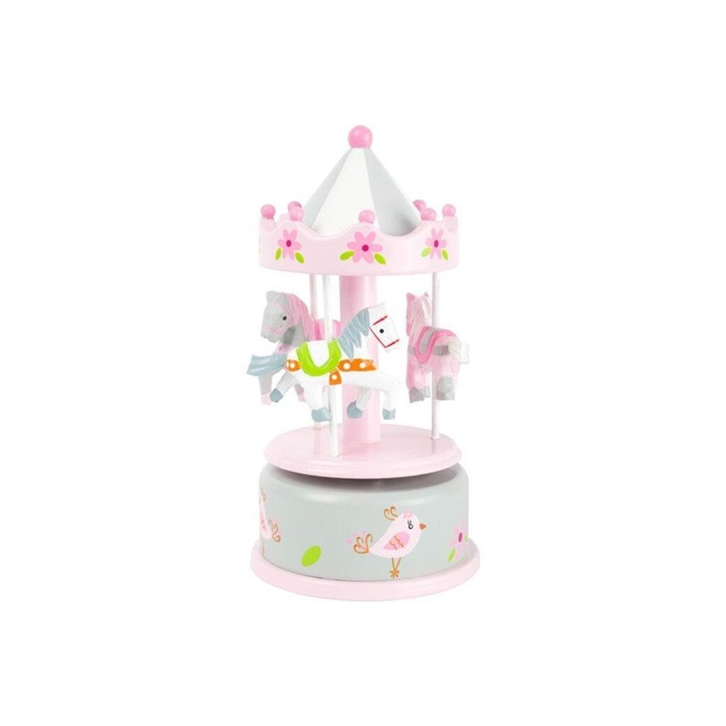 Small Foot - Wooden Music Box Rotating and Winding