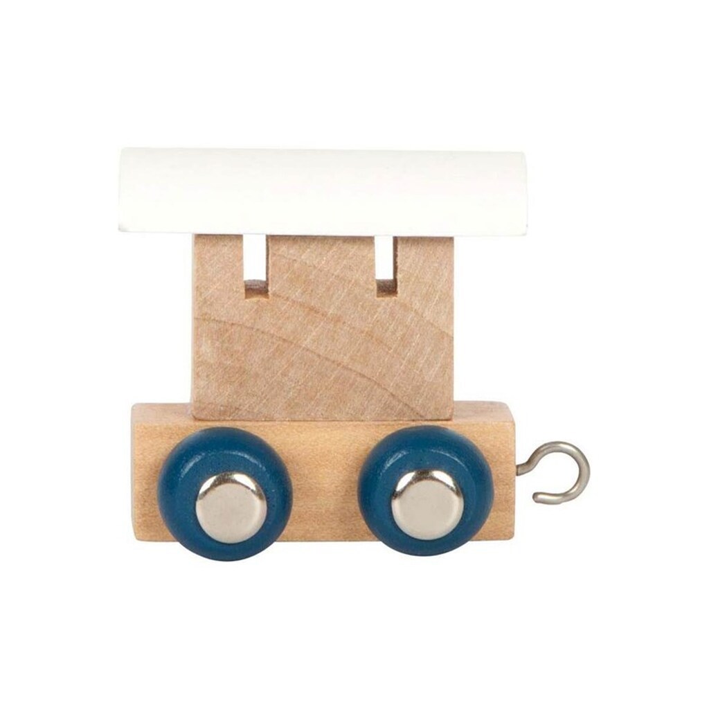 Small Foot - Wooden Letter Train Polar - Wagon White