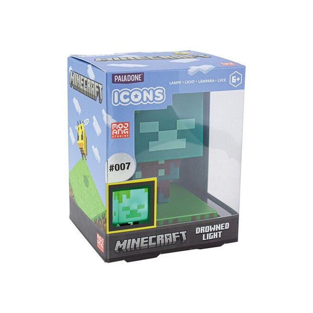 Paladone Minecraft Drowned Zombie Icon Light