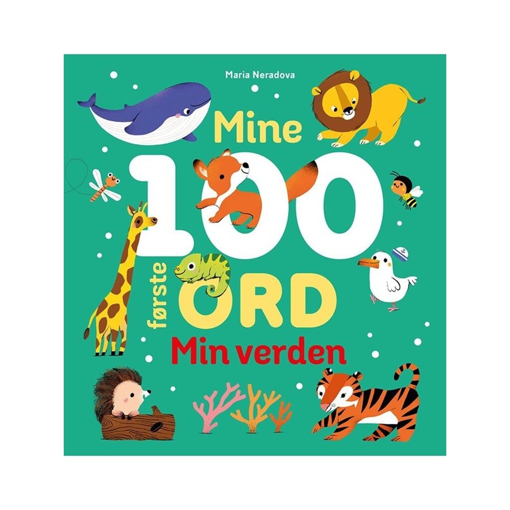 Mine 100 første ord - Min verden - Børnebog - Papbog