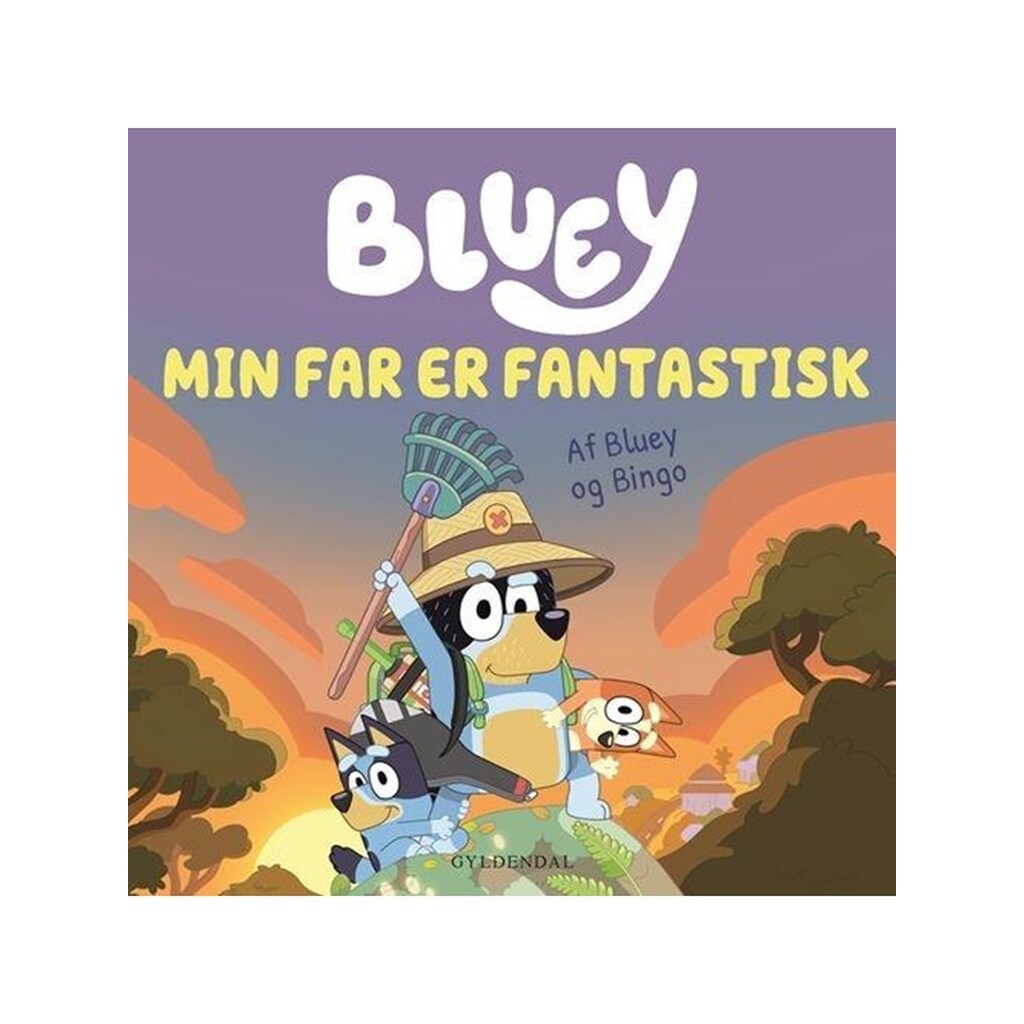 Bluey - Min far er fantastisk - Børnebog - Papbog