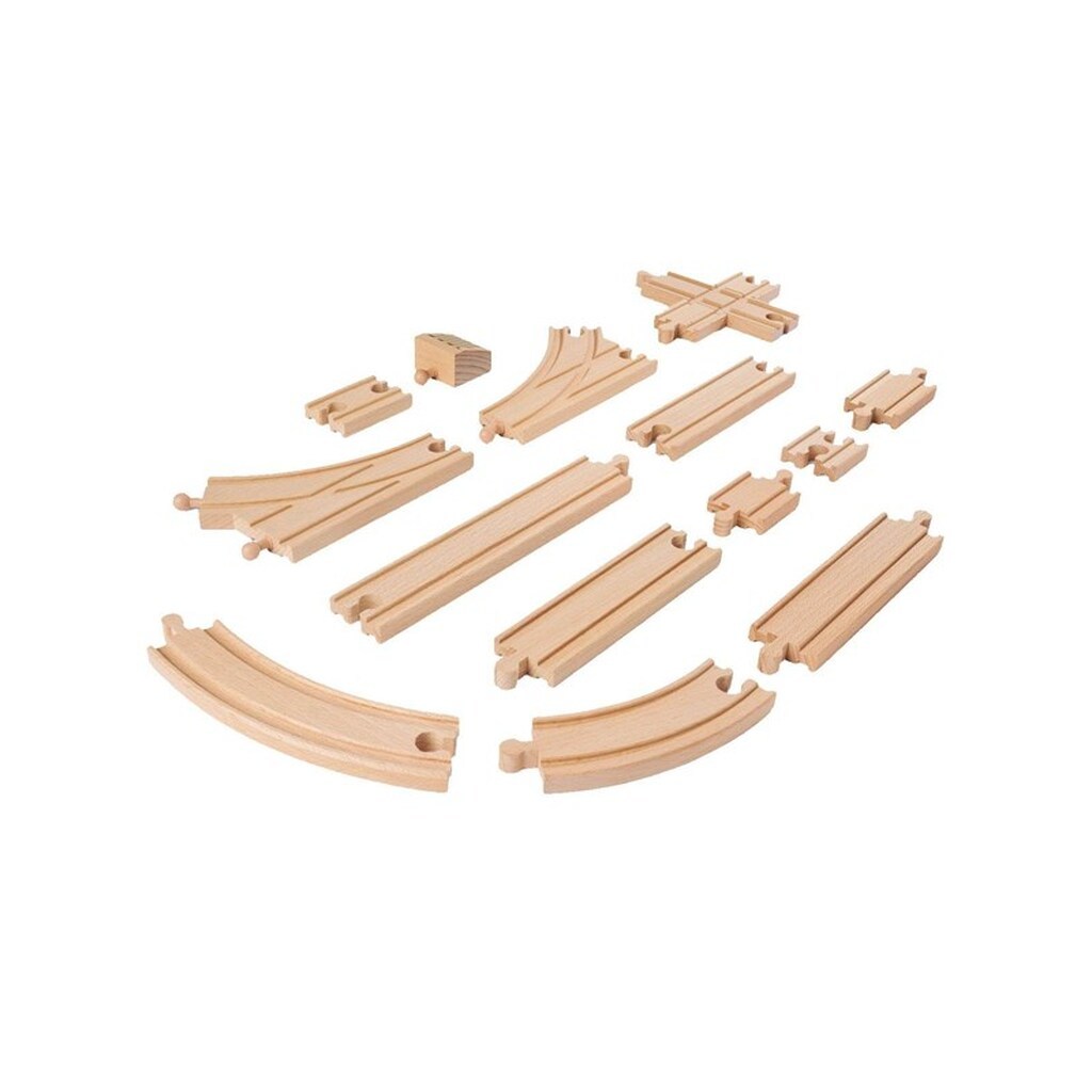 Eichhorn Train Tracks Tracks Playset Large 44 pieces.