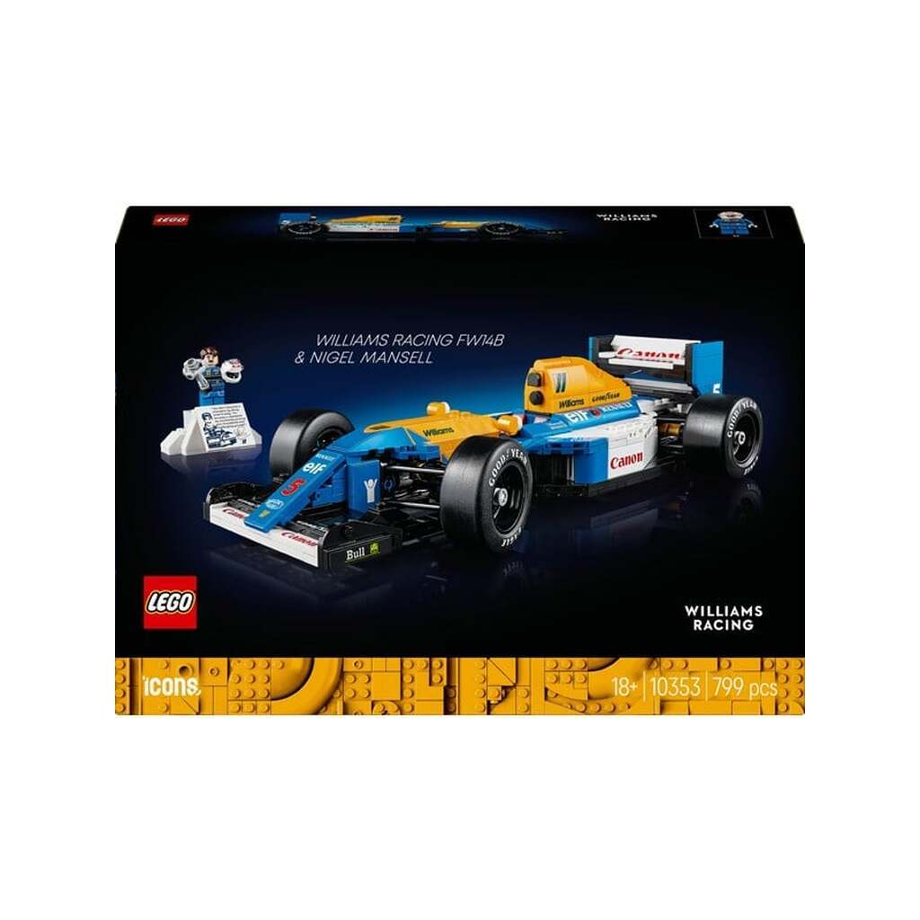 LEGO Icons 10353 Williams Racing FW14B og Nigel Mansell