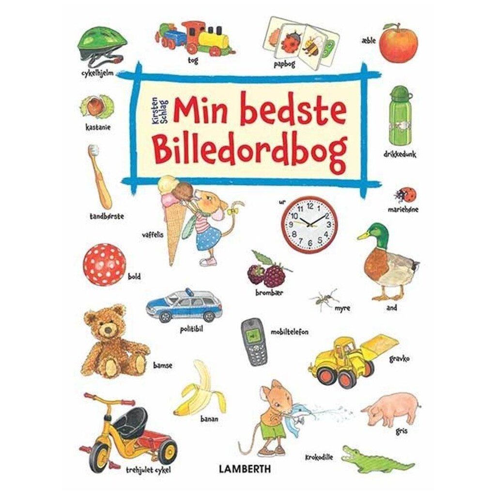 Min bedste billedordbog - Børnebog - Hardcover