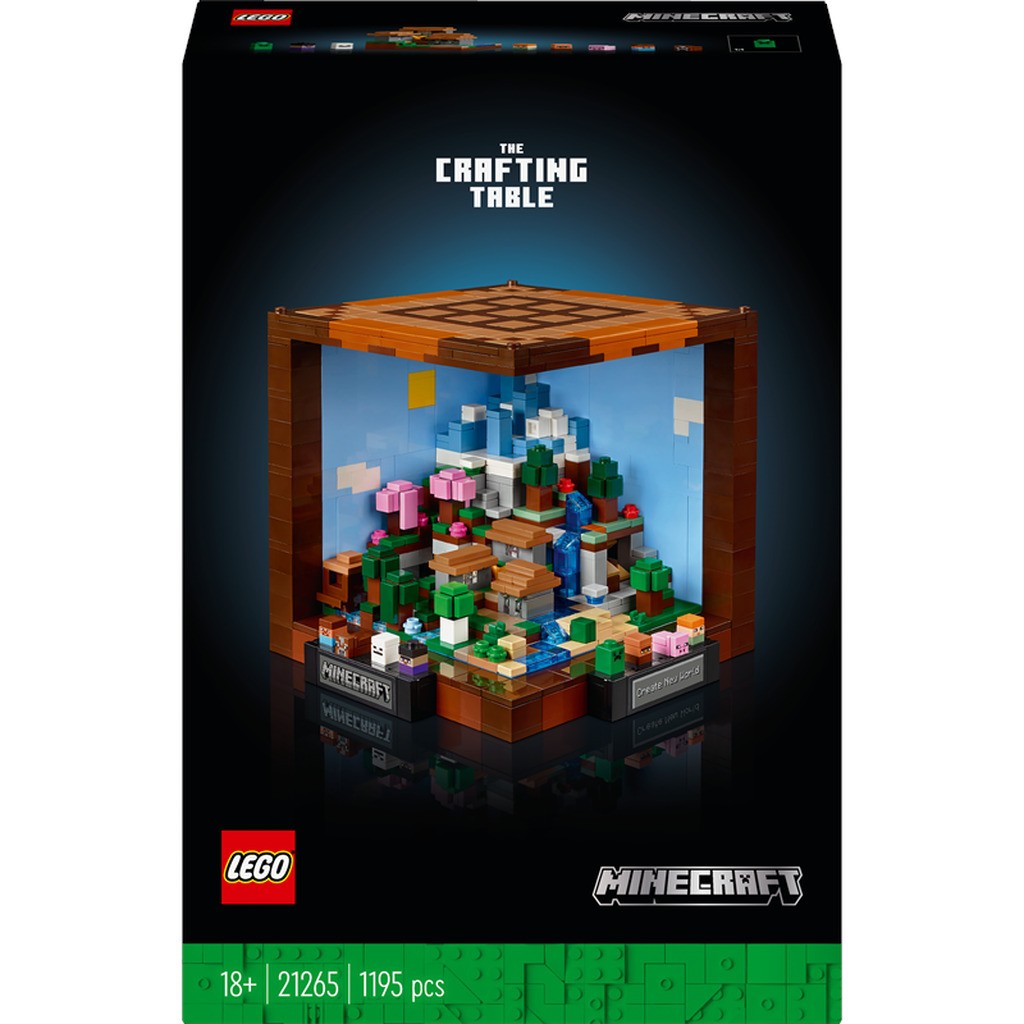 LEGO Minecraft 21265 Craftingbordet