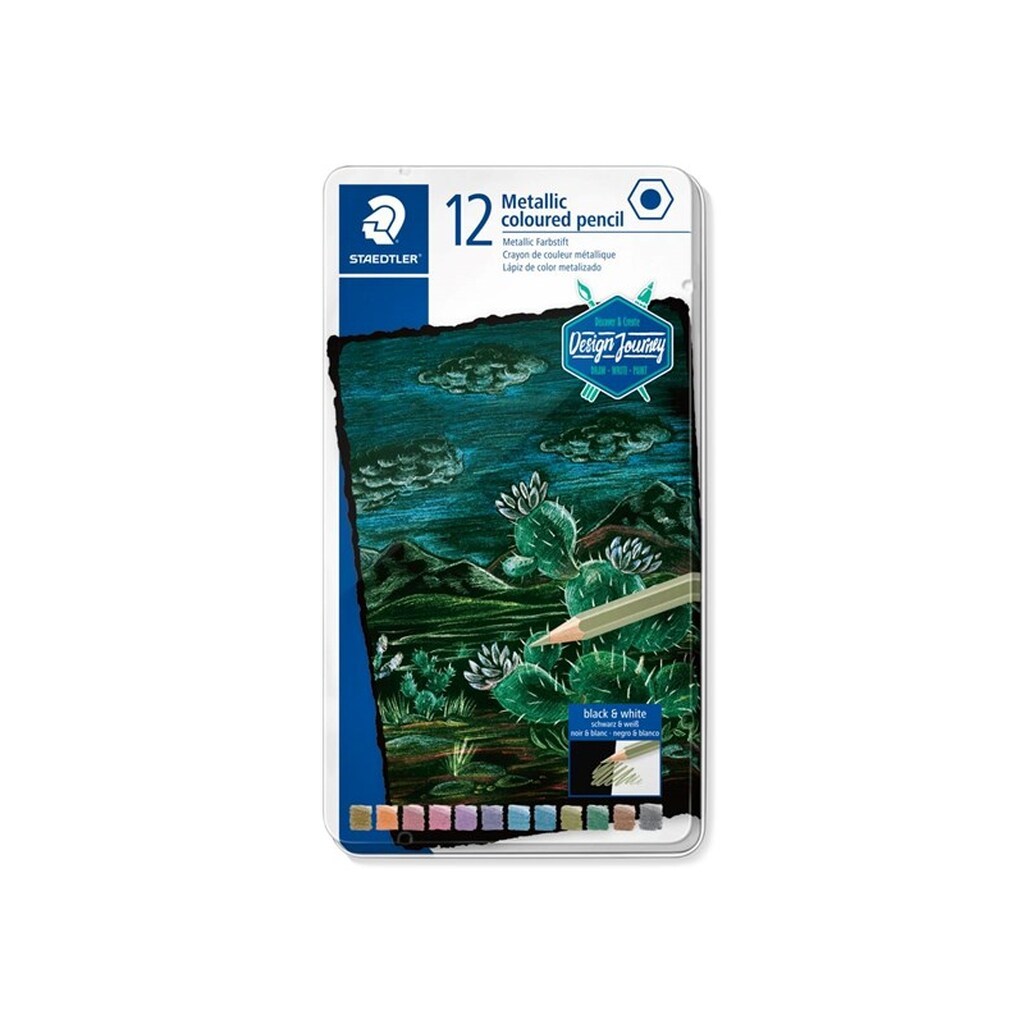 Staedtler Farveblyant 12 stk. ass. 100% PEFC