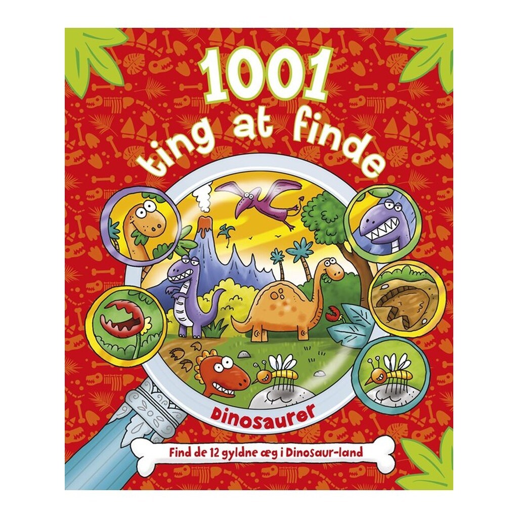 1001 ting at finde: Dinosaurer - Børnebog - Hardcover