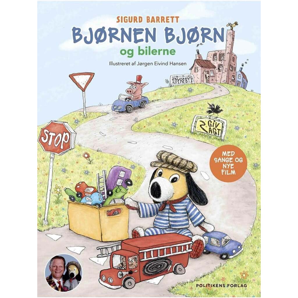 Bjørnen Bjørn og bilerne - Børnebog - Hardback